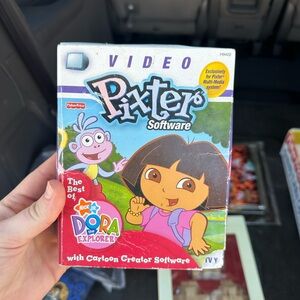 Fisher-Price Purple and Yellow Pixter Software Packback Art